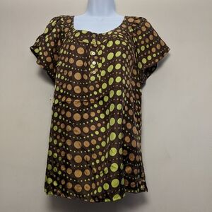 Willi Smith Silk Top Medium